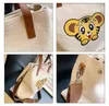 Shopping Bags Women Canvas Tote Large Capacity New Fashion Solid Color Cute Tiger Shoulder Portable Bucket Messenger Bag 220307