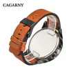 Wristwatches Men's Luxury Watch Military Men Quartz Sports Date Clock Brand Casual Leather Strap Relogio Masculino