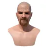 Nouveau film célébrité masque en Latex Breaking Bad professeur Mr blanc réaliste Costume Halloween Cosplay accessoires X0803247Z