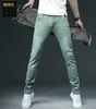 Batmo Прибытие Высокое Качество Эластичные тонкие джинсы мужские, мужские джинсы скинси, серые джинсы мужчины, плюс размер 28-40 y809 210622