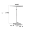 Wire Drawing Stainless Steel Scarf Display Rack Wraps Shawl Necktie Purse Handbag Display Stand Holder Rack