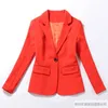Модные женские профессиональные костюмы Высококачественные офисные комбинезоны Случайные женские куртки тонкие брюки двухсектура 210527