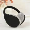 Berets 2021 Moda Zimowe Earmuffs Kobiety Ciepłe osłona na ucho Dzianiny Pluszowe Earwarmers Faux Futro Muffs