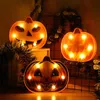 Hurtownie Halloween Dekoracje Dyni Spider Bat Witch Ghost Czaszka LED Light Night Lampa do pokoju Home Decor Festival Bar Party Supplies XX55