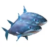 創造的なリモコン飛行魚のサメのカクレクマノミの電気空気膨脹可能な飛んでいる魚のパーティーの装飾RC動物玩具211027