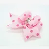 Abbigliamento per cani 30 pezzi / colore Testa di animale domestico Ornamenti di fiori Testa di pois Fiore Pet arco Decorazioni Forniture T2I52477