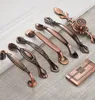 2022 New top Handle porta Handles Home Hardware Gaveta puxa Knob Bronze Copper Knobs Antique Armet Handles com parafusos