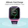 LEMFO G4H 4G 키즈 스마트 시계 GPS WIFI IP67 방수 650mAh 큰 배터리 1.4 인치 디스플레이 카메라 비디오 SmartWatch 키즈