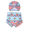 15741 유럽 패션 여름 아기 PP 바지 모자 세트 자외선 차단제 아기 매듭 모자 빵 반바지 2pcs / 세트