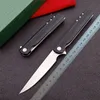 Coltello pieghevole H3810 Flipper 8Cr13Mov Lama satinata in nylon più manico in fibra di vetro Coltelli tascabili EDC con confezione in scatola al dettaglio