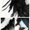 DIY Wreath Black Feather Garland Holiday Ornament Wreath Door Pendant Halloween Prop Door Pendant 2021 New Home Decoration Q08129626487