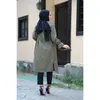 Abbigliamento etnico Abito Trenc con cintura abbottonato Moda Trend Qualità Top musulmani Set tunica Donna Abaya Modesto