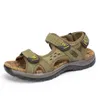 Sandals New Fashion Summer Leisure Beach Men Shoes High Quality Leather The Big Yards Men's Size 38-48 220302