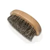 10st 8x4x3cm Boar Bristles Bamboo Beard Borste Mustasch Comb Män Ansiktsmassage Kammar