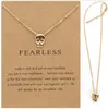 Dogeared Halsband med presentkort Elephant Pearl Love Wings Heart Star Skull Zodiac Sign Pendant för kvinnor Mode Smycken