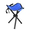 Banco de três pernas para camping caminhadas dobrável assento de cadeira fácil de transportar engrossar bancos de pesca