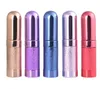 100 stks Hoge Kwaliteit 6 ML Hervulbare Parfumfles Lege Glas Geurspray Flessen Metalen Parfum-Atomizer SN2606