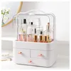 Boîtes de rangement Bacs 1 pièces boîte à cosmétiques transparente tiroir de maquillage organisateur bijoux vernis à ongles maquillage conteneur étui de beauté de bureau