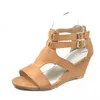 2021 Summer Ladies Sandals Foreign Trade35- 43 Large Size Roman Flat Bow Women's Shoes Wholesale