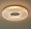 2021 Taklampa Brass Luxury Chandleiers Sovrum Round Room Master Belysning Living