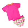 Bébé Maillot De Bain Filles Papillon Broderie Maillots De Bain Deux Pièces Imprimé Toddler Maillot De Bain Enfants Beachwear Été Enfants Vêtements 2 Couleurs BT6451