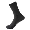 Ranmo Hommes Confortables Respirant Chaussettes d'affaires Casual Fibre de Bambou Couleur Unie Doux Toutes Saisons Chaussettes X0710