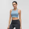 L-107 Yoga outfits sport bh hög nacke triangel ihålig vacker rygg samlad chockproof toppar sexig underkläder fitness dancing tank top kvinnor bh