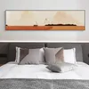 Dipinti Astratti Moderni Barca Paesaggio Marino Poster Stampa Accogliente Tela Pittura Home Decor Nordic Camera Dei Bambini Decorazione Immagini Parete Pos227D