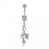 YYJFF D0960 Zirkon-Bauchnabelpiercing-Mix-Farben