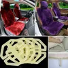 Auto -stoel bedekt universele maat voor dekking accessoires Automobiles wol schapenvacht voorstoelen voorstoelen