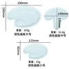 樹脂シリコン型パレットペイントトレイエポキシ樹脂DIYクラフトジュエリーツール