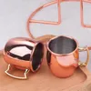 Moscow Mule Mug Cup 2oz Mini Copper Mugs Set Caneca Cups Cobre Espresso Plated S Russia Bar Tool