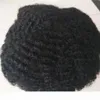 Szybka afro curl toupe dla czarnych mężczyzn