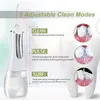 Fil d'eau portatif Rechargeable d'usb de Flosser dentaire de Jet d'eau d'irrigateur Oral de 350Ml pour le blanchiment des dents 3 Modes fil dentaire