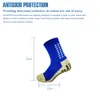 Men039 Anti Slip Football Choches Athletic Long Socks Absorbants Sports Grip Choques pour le football de basket Volleyball Running Sock1645898