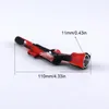 Färgglada 4,3 tums Rifle Silicone Rökning Pipe Tobacco Cigarette Pipes Handy Mini Till