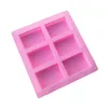 8*5.5*2.5cm square Silicone Baking Moulds Cake Pan Molds Handmade Biscuit mould RH06306