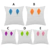 40 * 40cm Sublimation Pocket Pillow Case Plush Rabbit Ears Pillowcover Vit DIY Kasta Sofa Kudde Hem Sängtillbehör Påskinredning