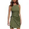 Mini abito da donna con spalle scoperte o collo Sexy Beach Vintage Party Y2K Summer Casual Bodycon Dresses Holiday