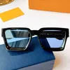 1165W Original Box Officiell senaste färg Z1277E Fashion Solglasögon Millionaire Designer Top Quality Square Frame Continuous Retro 308R