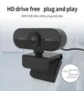 1080 وعاء HD كاميرا ويب مع ميكروفون ميكروفون للتدوير الكمبيوتر المكتبي الكاميرا على شبكة الإنترنت الكمبيوتر مصغرة الكمبيوتر Webcamera كام تسجيل الفيديو العمل