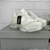 Парижская повседневная обувь Triple S Clear Sole Trainers Dad Shoe Sneaker Black Oversized Mens Womens Comfort Runners Chaussures Scarpes