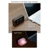 Andere klokken Accessoires Tijdlamp LED Elektronische wekker Simple Style Book Small Smart