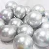 Svart och silverballong Garland Arch Kit 139st 4D Disco Foil Balloons Wedding Baby Shower Birthday Disco Dance Party Decor X07267785634