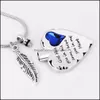 Pendant Necklaces & Pendants Jewelry God Has You In His Arms Cremation Necklace For Mom,Dad,Pet Memorial Ashes Urn Fashion Keepsake 210323 D