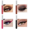 Cakaila 8 kleuren matte vloeibare eyeliner wit zwart blauw groen geel snel snel droge eye liner potlood set