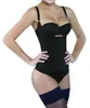 Damesvormers 1pc naadloos stevig controle Shapewear Open buste borysuit Body Shaper Black plus size 3xl