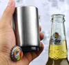뜨거운 판매 크리 에이 티브 304 스테인레스 스틸 병 오프너 맥주 프레스 오픈 뚜껑기구 금 도금 주류 오프너