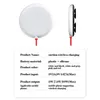 Suction Cup Wireless Charger For iPhone XR XS Samsung Portable Fast charging Pad Absorption 5W 10W9796062