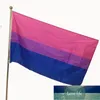 3 * 5ft LGBT Rainbow Flagga Tryck Bisexuella flaggor Polyester med mässing Grommets Holiday Owd7545 Fabrikspris Expert Design Kvalitet Senaste Style Original Status